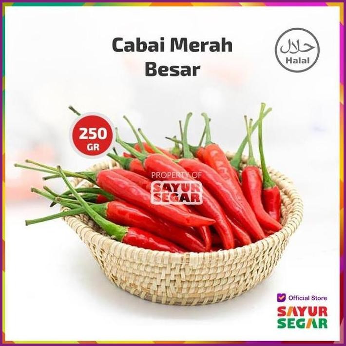 

STOCK READY CABAI / CABE MERAH BESAR [250G] TW MERAH TERBARU