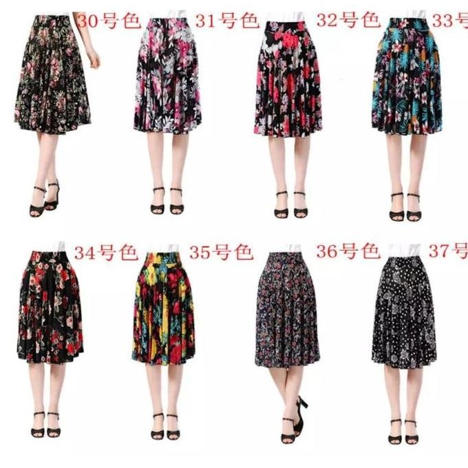 Df12 >> Rok Chiffon Pendek Dewasa