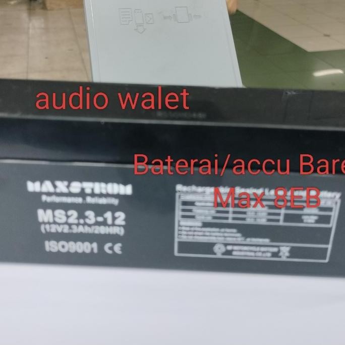 Accu Baterai Baretone Max 8EB Max8EB