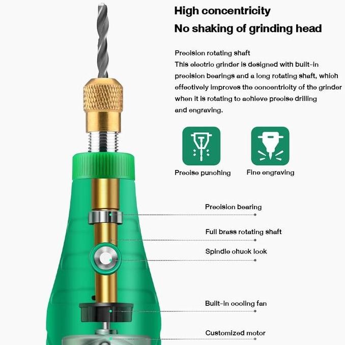 

BOR MINI 12V DC - Gerinda Mini Listrik Multifungsi, Alat Ukir Kayu & Poles, Engraver + Amplas, Kecepatan Tinggi , Cocok untuk Kerajinan & DIY - COD-Dikirim dalam waktu 24 jam