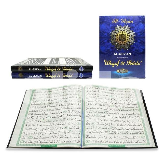 Alquran Waqaf dan Ibtida Al-Azim Al Quran lansia Alazim Al Azim Jumbo