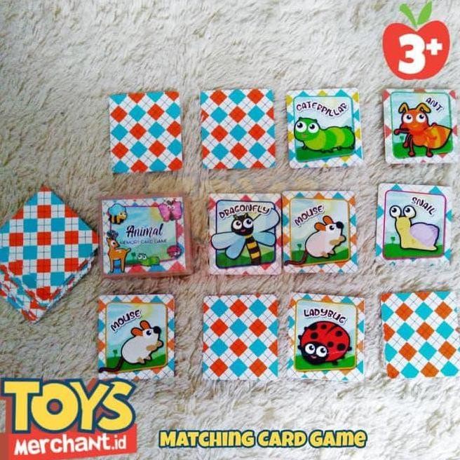 MATCHING CARD GAME / MAINAN EDUKASI ANAK MENCOCOKAN KARTU / MEMORY