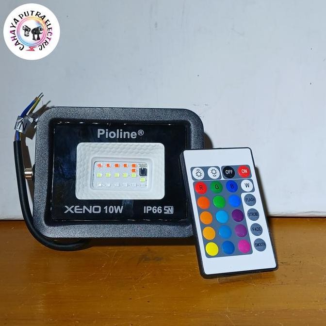 Pioline Xeno Led Sorot Rgb / Flood Light Rgb 10W Ip66