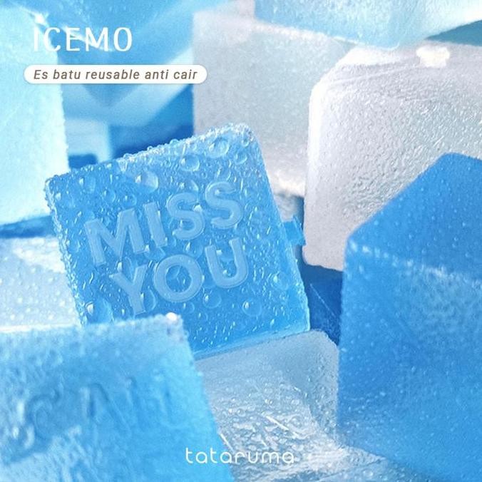 

Icemo - Es Batu Pakai Ulang Reusable Ice Cube Anti Cair Tidak Mencair Minuman Teh Kopi Susu Jus Cola Soda Allshop