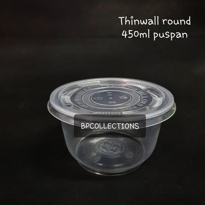 Thinwall 450ml Mangkok Plastik Es kepal milo Puspan ECER