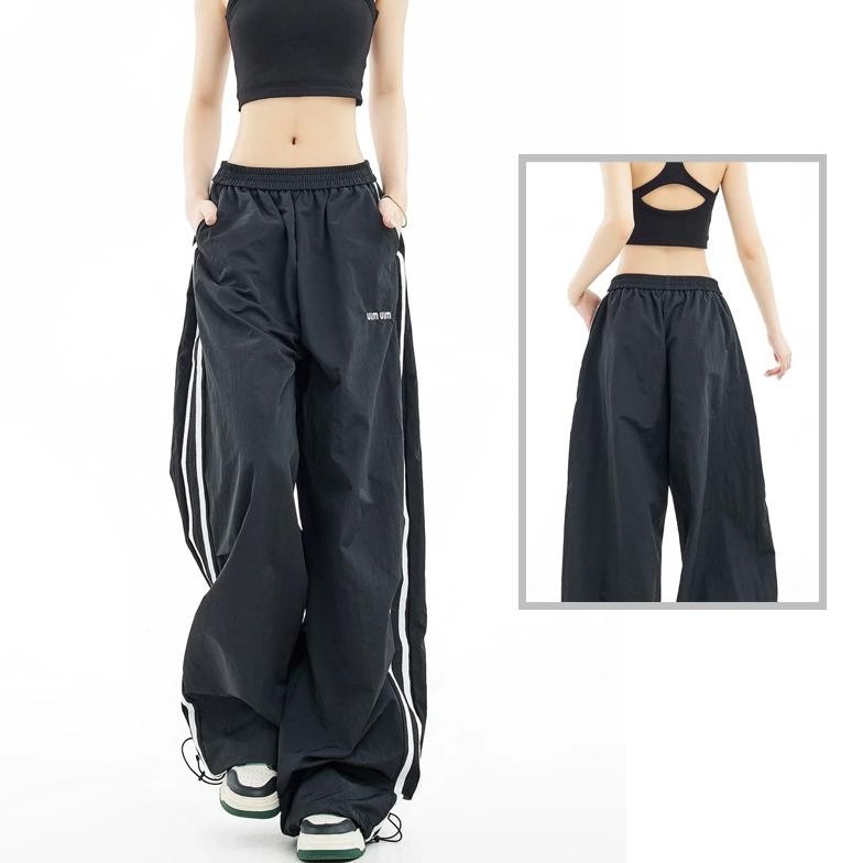 Diskon Celana Dance Korean Style Baggy Pants Highwaist Loose Jumbo Kpop Pants Terbaru 202