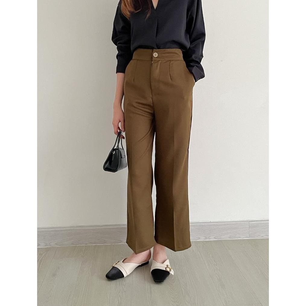 Diskon Helena Cullote Hightwaist Pants | Celana Kulot Wanita | C.122