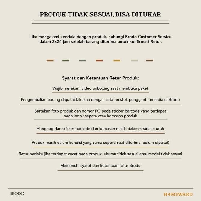 Brodo - Sepatu Signore Low Vintage Brown