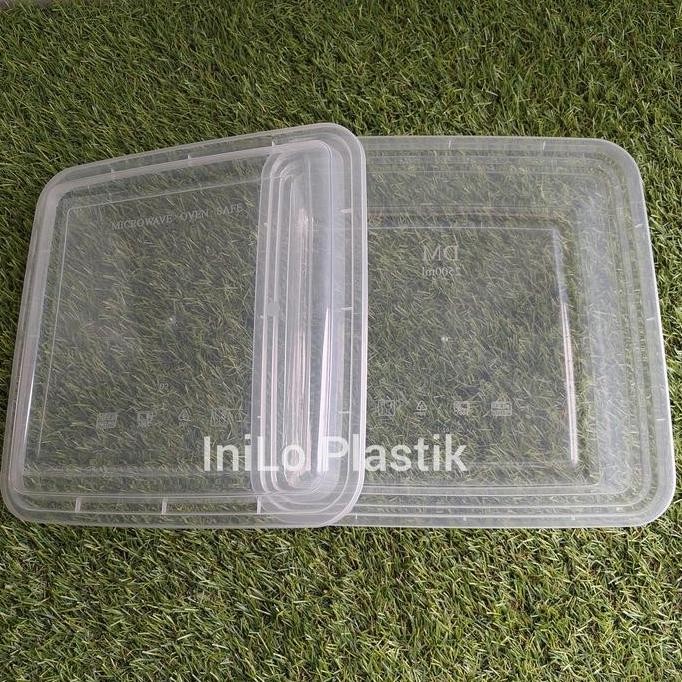 Thinwall DM 2500ml SQ / Kotak Makan 2500 ml Square - isi 25 pcs