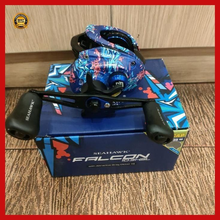 "Cod" - Reel Pancing Seahawak Falcon 103Hsl Baitcasting Bestseller