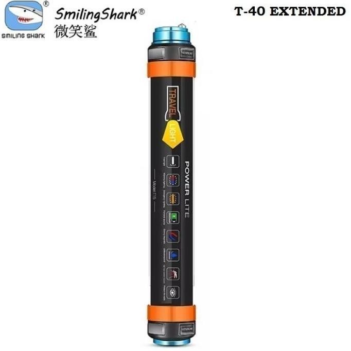 SMILING SHARK T-40 - Senter dan Lampu LED Camping Outdoor 380 Lumens