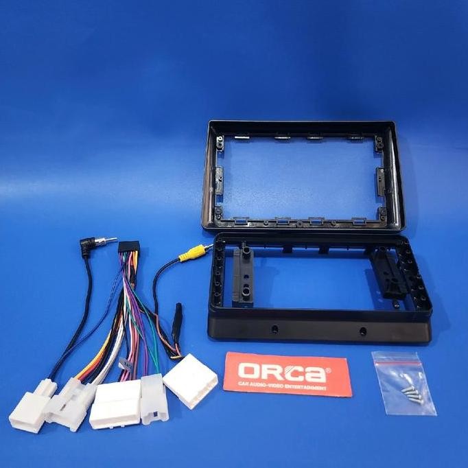 Promo Frame head unit android 9 inch mobil calya sigra model slim merek orca COD