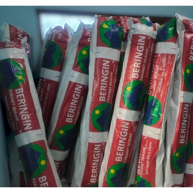 JARING PARANET 85% / PARANET TANAMAN 1 ROLL PANJANG 100 METER LEBAR 3 METER