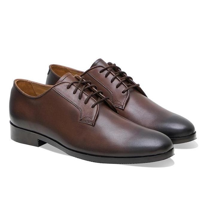 Sepatu Pantofel Pria Formal Gino Mariani Bentley Coklat