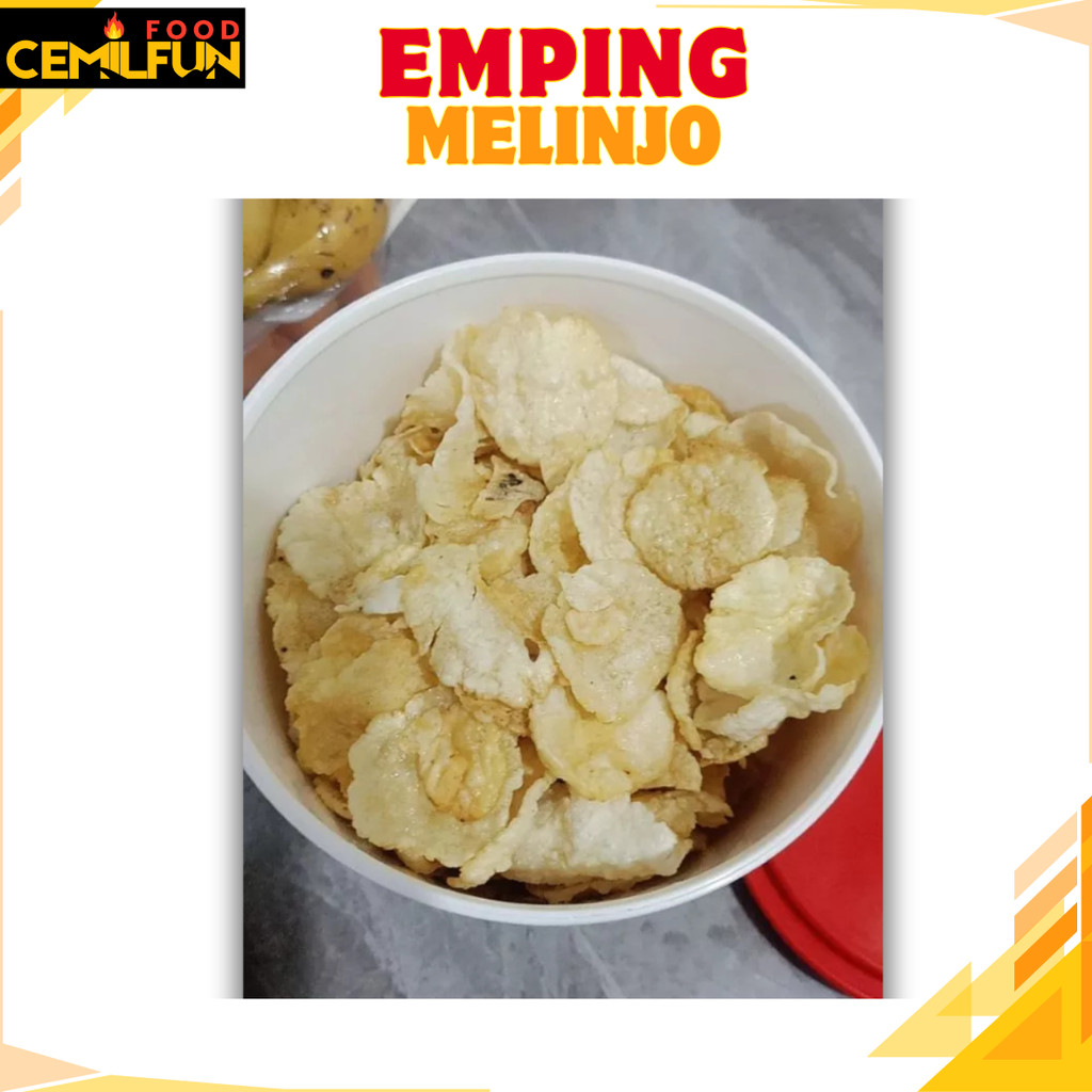 

❤️ CemilFun ❤️ Emping Melinjo Mentah Asli Premium Gurih Renyah Bahan Masakan Cemilan Tradisional