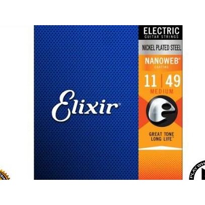 Senar Gitar Elektrik Elixir 12102 Nanoweb