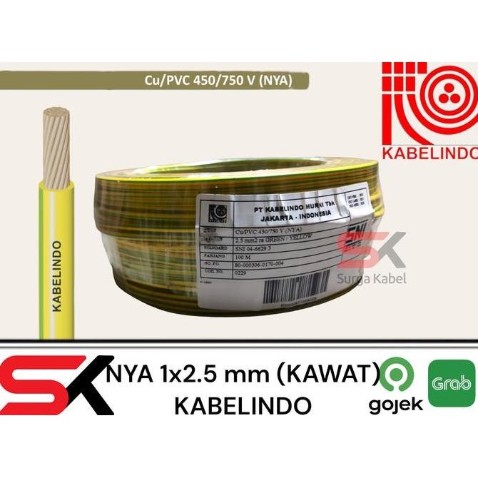 Promo KABEL NYA 1x2.5 mm KABELINDO | NYA 2.5 mm | NYA 1 x 2.5 mm | NYA 2,5 COD