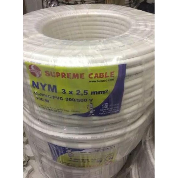 Promo KABEL NYM 3x2,5 mm Supreme @100m / NYM 3x2.5 mm Supreme COD