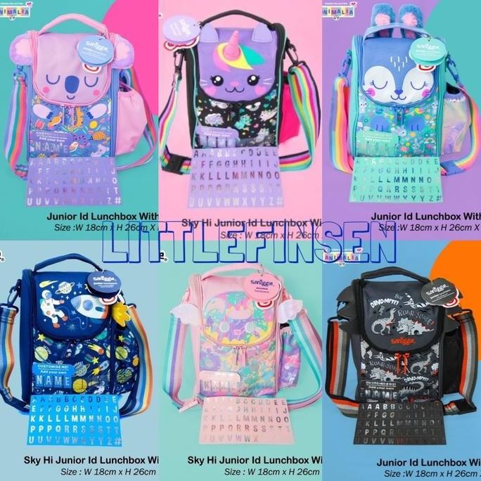 SMIGGLE sky hi lunch bag/tas selempang smiggle/tas makan smiggle nama
