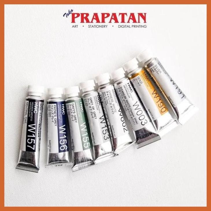 

(ATK) HOLBEIN ARTISTS WATERCOLOR 5ML PART 3 WHITE/GREY/METALLIC ALAT TULIS LUKIS SEKOLAH KULIAH GAMBAR KANTOR