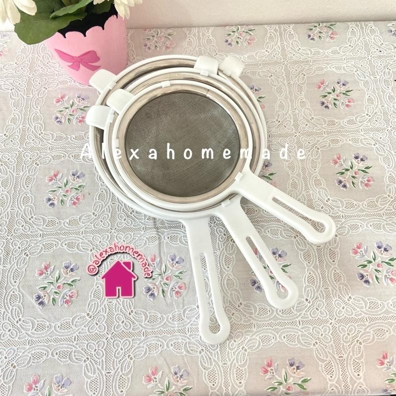 Bisa Cod Saringan Mpasi Premium Super Halus / Saringan Santan / Saringan Teh / Saringan Mpasi Stainl