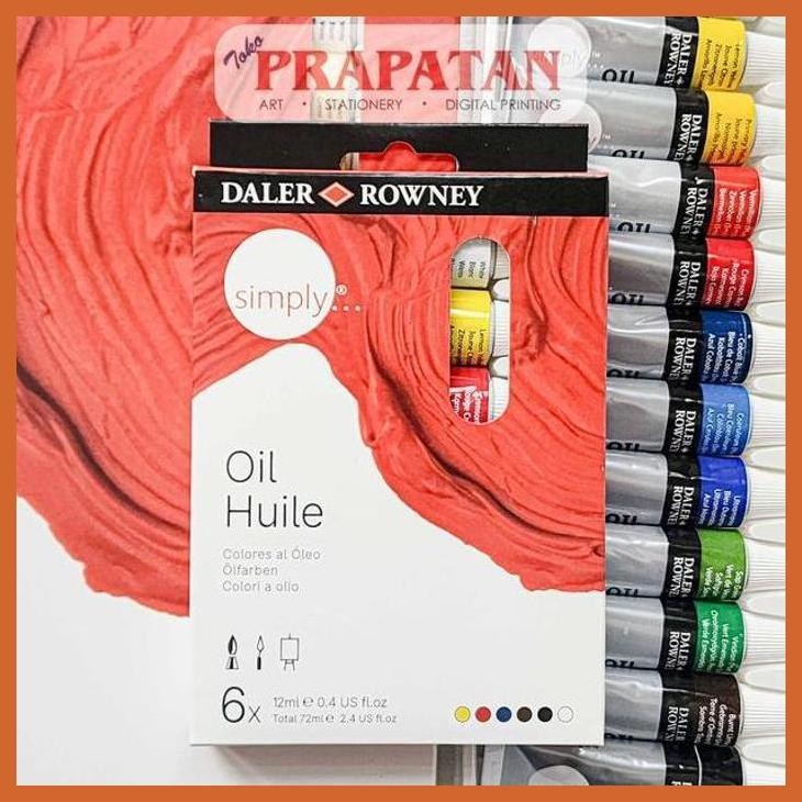 

(ATK) CAT MINYAK SET DALER ROWNEY SIMPLY 12ML | SIMPLY OIL COLOR SET ALAT TULIS LUKIS SEKOLAH KULIAH GAMBAR KANTOR