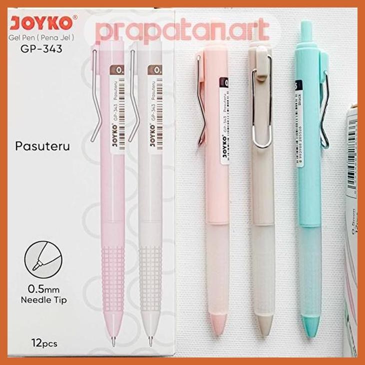 

(ATK) JOYKO GP-343 PASUTERU GEL PEN 0.5MM | PENA JEL | PULPEN ALAT TULIS LUKIS SEKOLAH KULIAH GAMBAR KANTOR