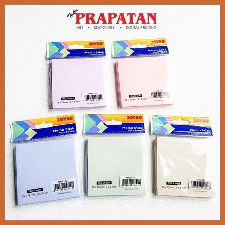 

(ATK) JOYKO MEMO STICK 75X75MM MMS-30 / STICKY NOTES ALAT TULIS LUKIS SEKOLAH KULIAH GAMBAR KANTOR