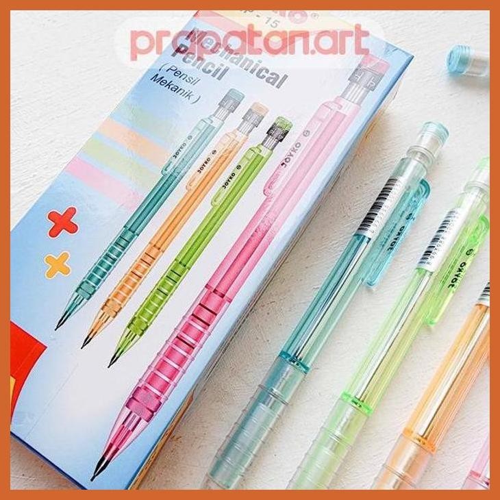 

(ATK) JOYKO MP-15 MECHANICAL PENCIL 0.5MM | PENSIL MEKANIK ALAT TULIS LUKIS SEKOLAH KULIAH GAMBAR KANTOR