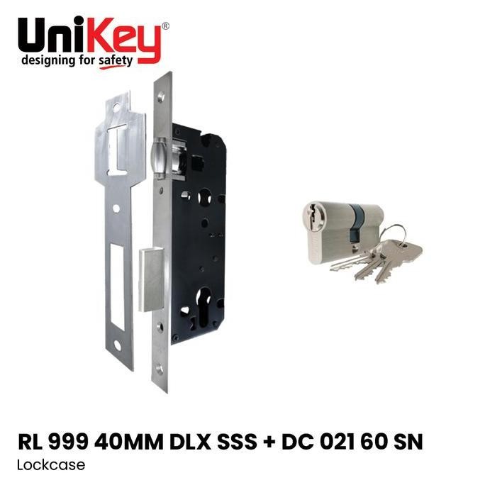 Unikey Stainless Roller Lockcase Sus304 Rl 999-40Mm Dlx+Dc 021-60Mm Sn