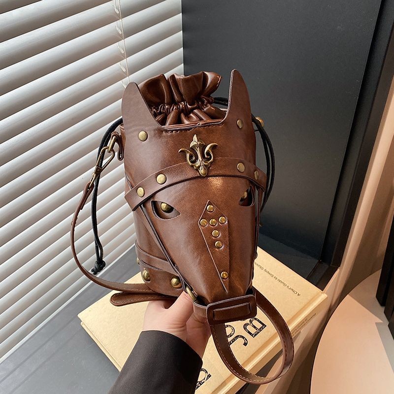 Tas Bahu Kepala Kuda Ksatria Tas Selempang Modis