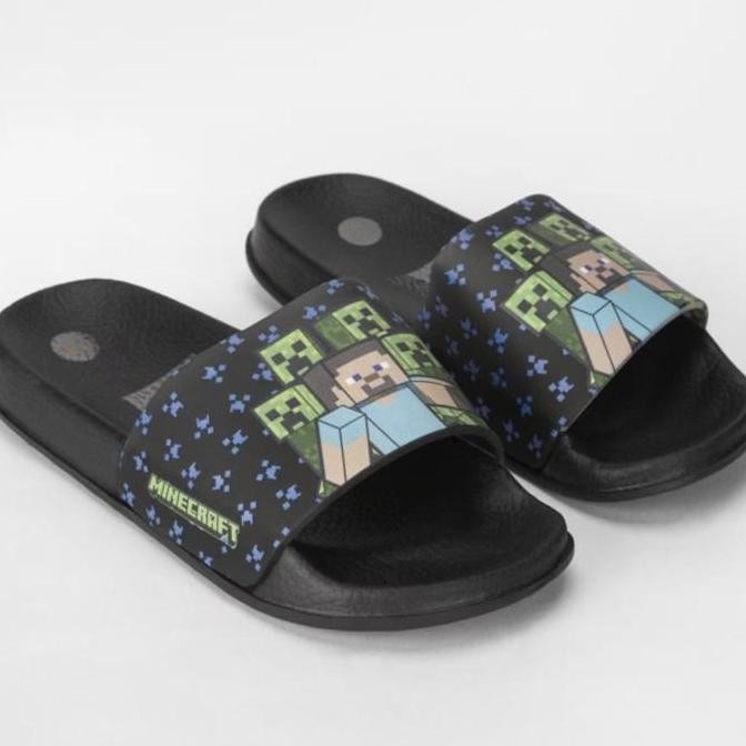 Sandal Minecraft. Sendal Anak Minecraft. Licensed Product Original -KOA