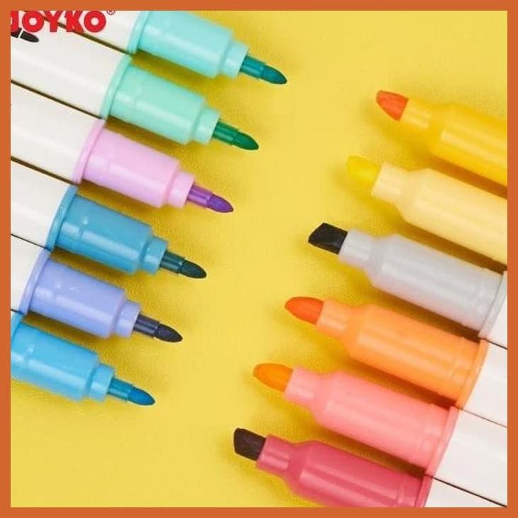 

(ATK) SPIDOL HIGHLIGHTER MARKER PASTEL COLOR JOYKO 12 WARNA HL-55 ALAT TULIS LUKIS SEKOLAH KULIAH GAMBAR KANTOR