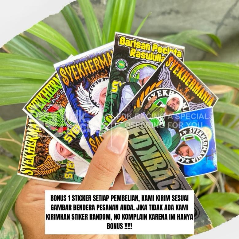 Termurah Ready Stock Siap Kirim Promo Jumbo 300X200 | Bendera Syekhermania 200X300 Bendera Syekherma