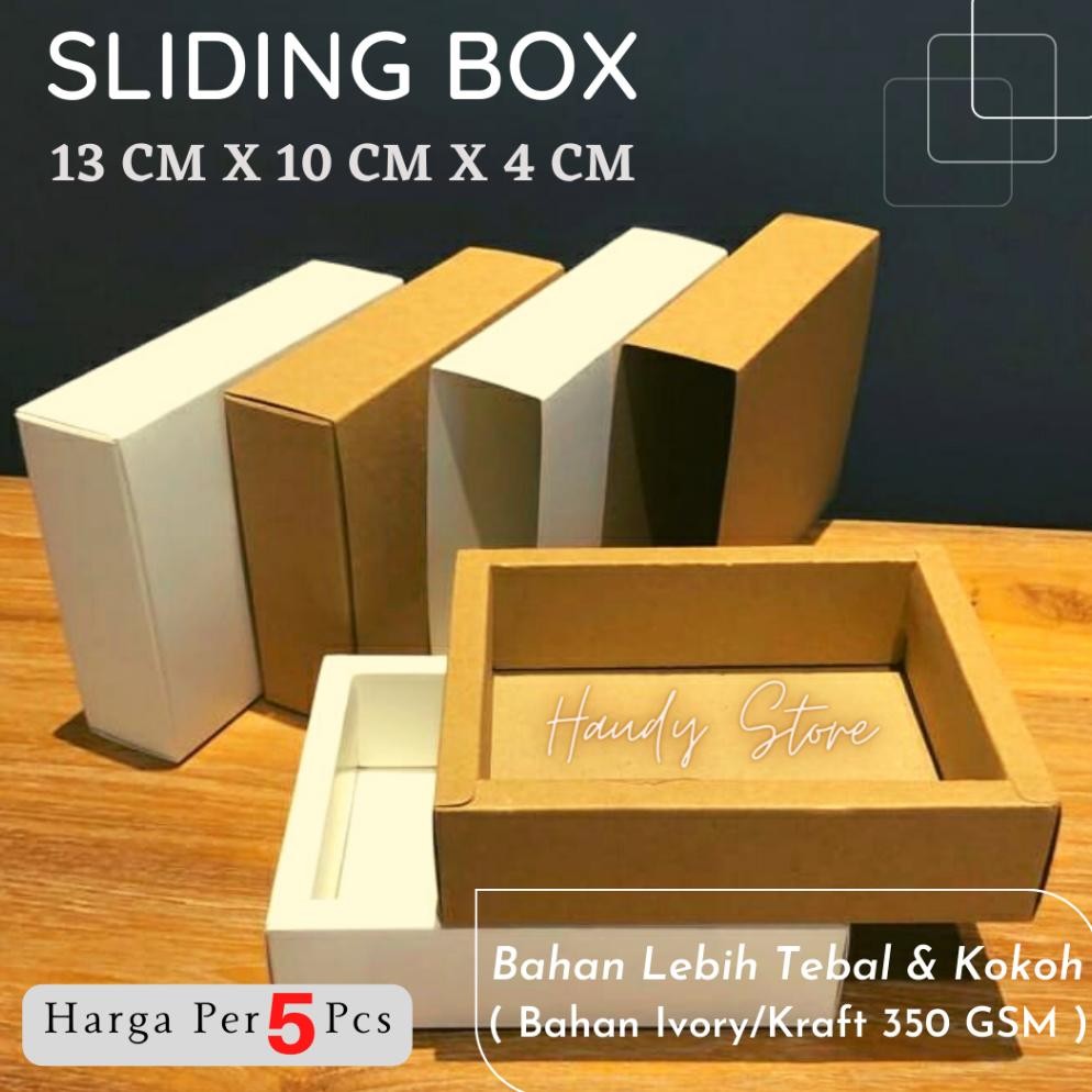 

Termurah Sliding Box ( 5 Pcs )/Kotak Polos Slop/Box Dus Hadiah Hamper Kado Bingkisan D-54