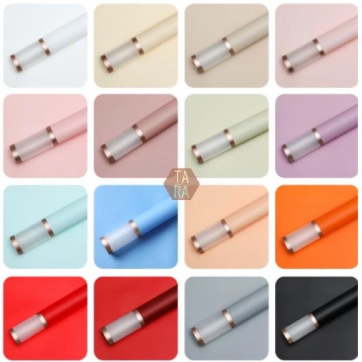 

Promo..!!! (20 Lembar) Kertas Cellophane Double List Ukuran 58 X 58 Cm (Harga Per Pack Isi 20 Lembar) Tru-63