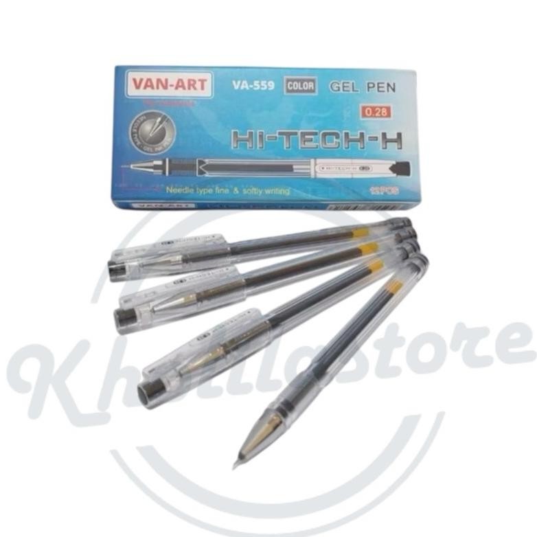 

Fue-K5X20 Pulpen Gel Hi Tech Van Art 0.28Mm Isi 12 Pcs Re-65