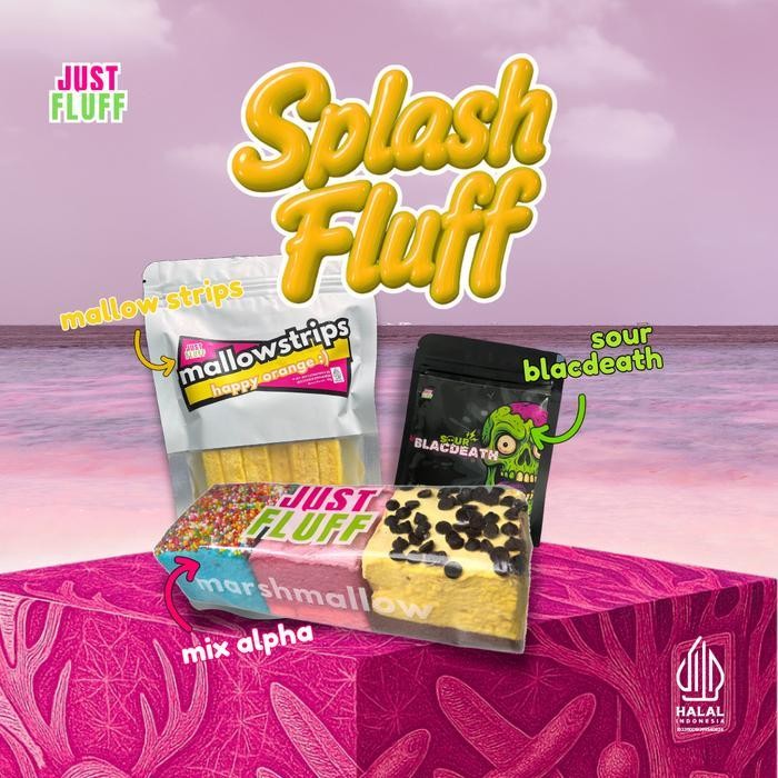 

[Buy 2 Get 1] Marshmallow + Sour Black Death Justfluff [Halal]