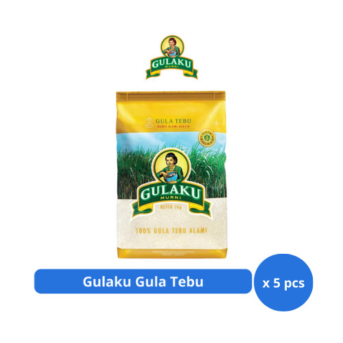 

Gulaku Gula Tebu 1kg x 5 pcs