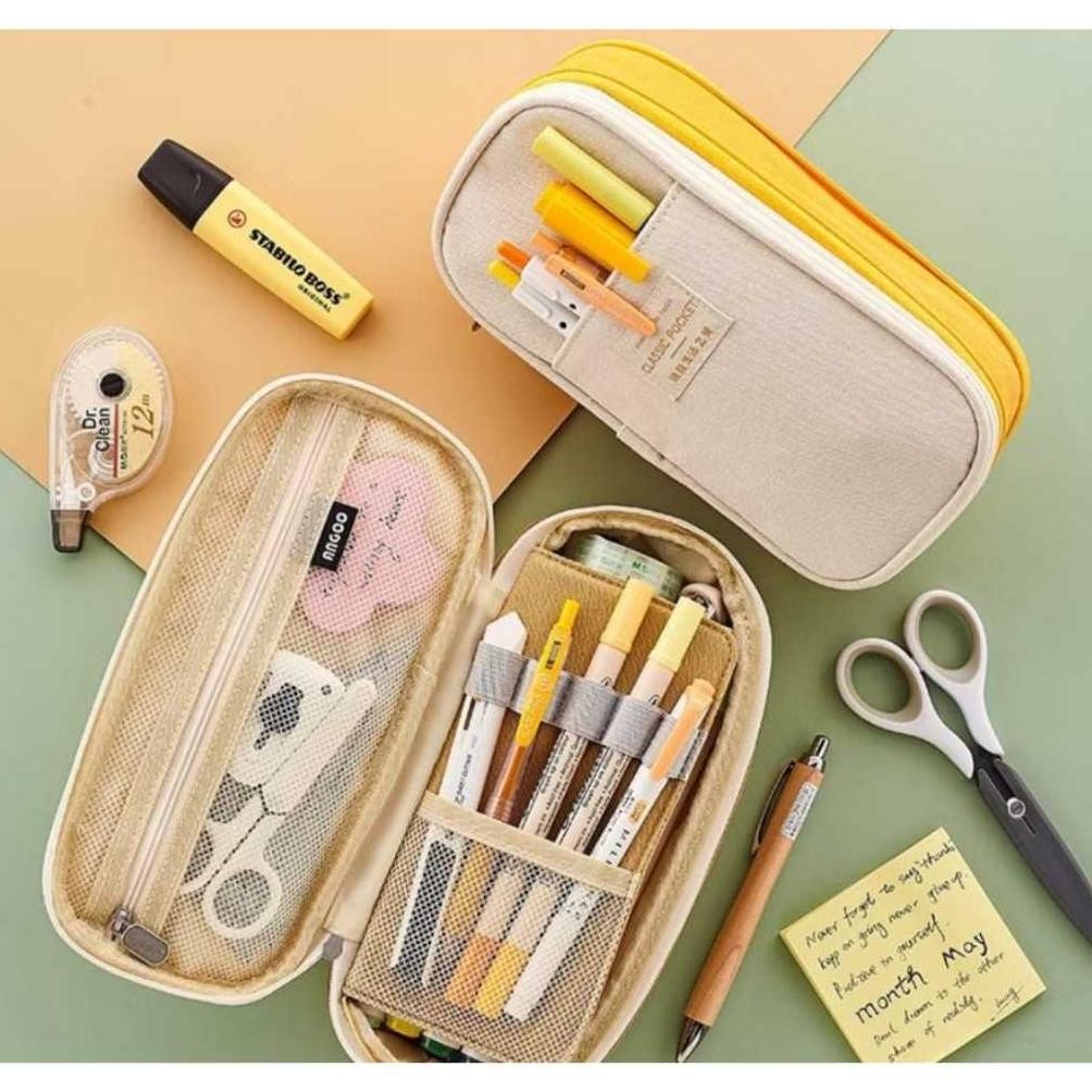 

[Kecil Tempat Pensil Berkapasitas Besar / Tas Kantong Dudukan Kotak Untuk Anak Perempuan / Pencil Bag Large Capacity M-4