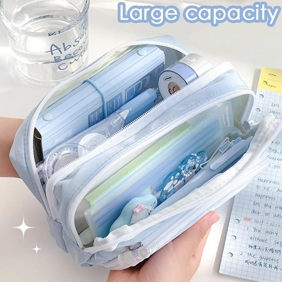 

Fue-K5X20 [Dotding] Tempat Alat Tulis Siswa Aesthetic - Tas Pensil Besar Material + Resleting Premium Desain Warna Solid/New Ultra Large Capacity Pencil Case Simple Stationery Box Minimalist Pen Pouch For Students School Stationery Supplies H390 Ah