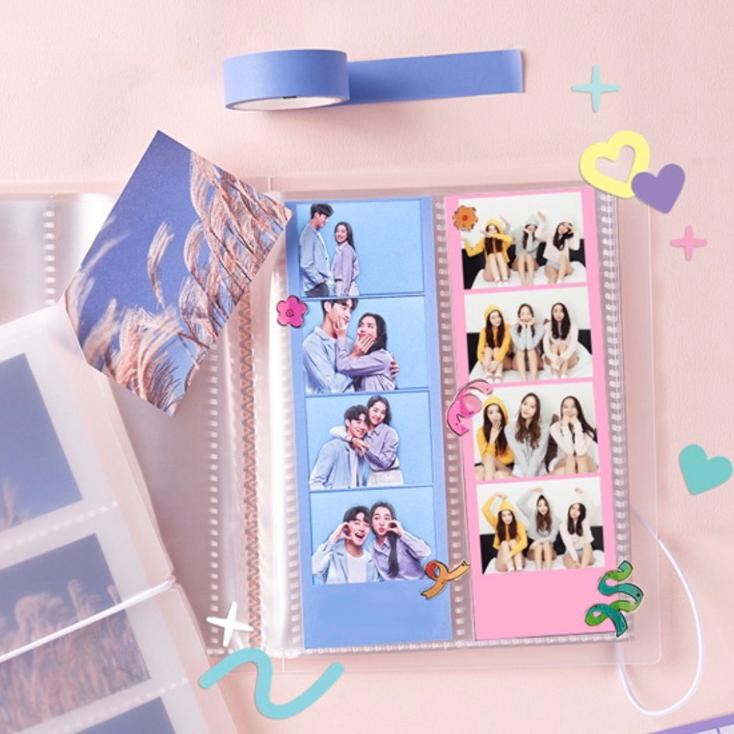 Daiso Korea Kolbuk Photoism 4Cut Frame Poet Card Photo Album