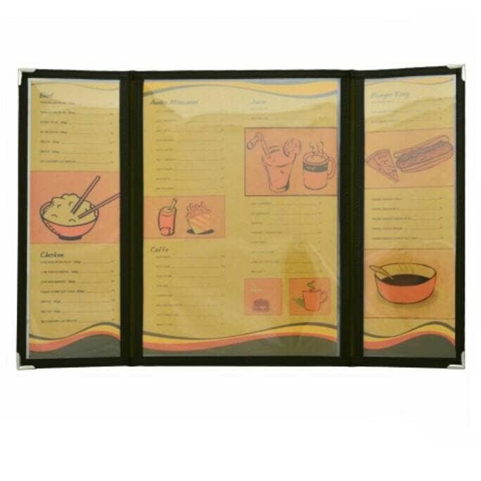 

Menu Holder plastic /sampul menu cover restaurant cafe