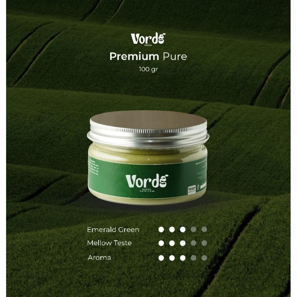 

Vords Pure Matcha 100Gr