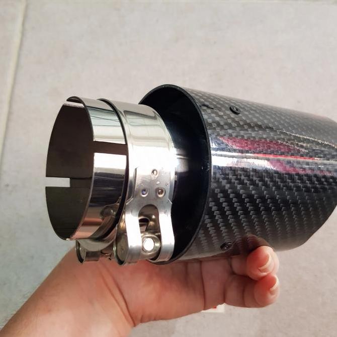 tailpipe akrapovic carbon / ujung knalpot akrapovic carbon Original