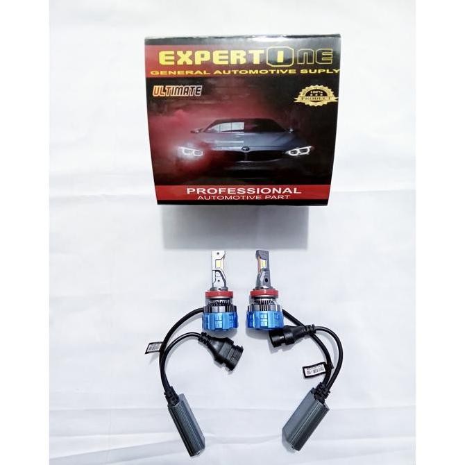 Sepasang Led H11 Carbon 120W 25000LM Canbus Fokus ExpertOne Garansi 1T Original