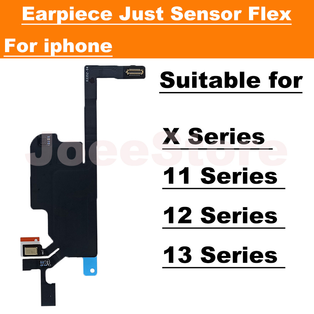 

1 pcs Earpiece Just Sensor Flex Cable untuk iPhone X XS XR 11 12 13 Pro Max Earpiece Proximity Light