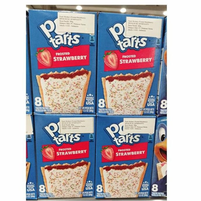 

KELLOGG'S POPTART FROSTED STRAWBERRY 384GR