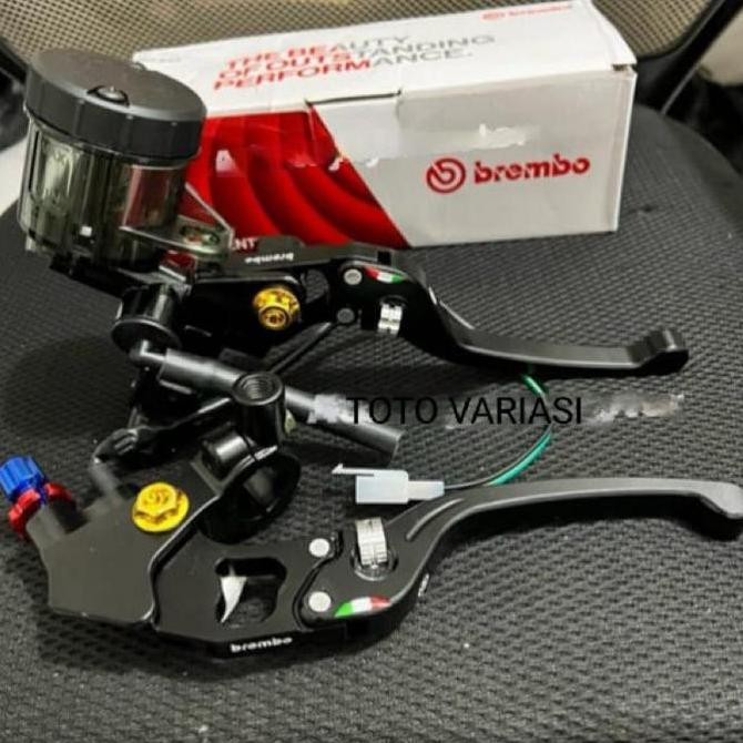 PAKET HANDLE MASTER REM RCS 98 1 TABUNG B 100% + HANDGRIP RCB HG55 100% + JALU STANG CNC MOTOR / VAR