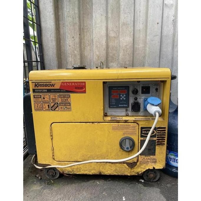 Genset Krisbow Silent 5000 Watt Mantap Kualitas Terbaik Harga Termurah